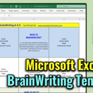 Brainwriting Template - Microsoft Excel